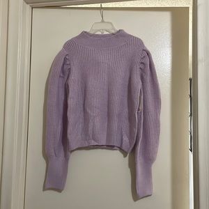 Purple turtleneck sweater from SO